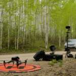 filming for Land Rover Discovery among the aspens in CO 